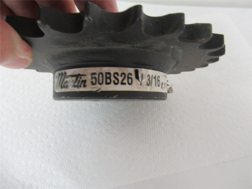 Martin 50BS26-1-3/16; Sprocket #50 Chain 1-3/16" Bore 26Teeth