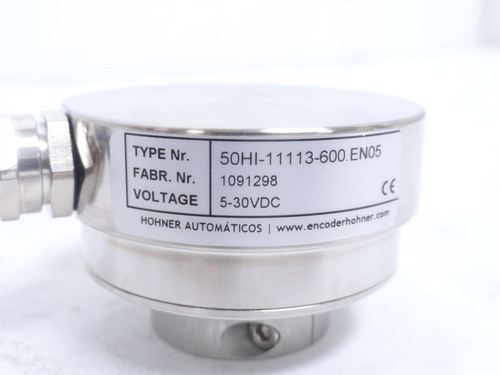 Hohner 50HI-11113-600.EN05; Wired Encoder; 5-30VDC; 5m Leads