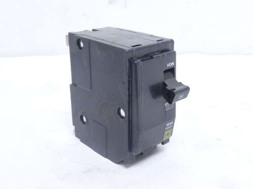 Square D QO225; Circuit Breaker; 25A; 2P; 120/240VAC