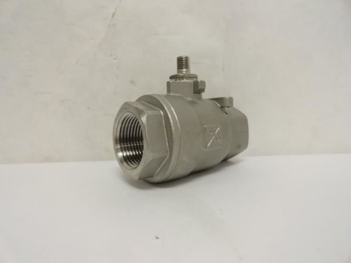 Industry-Std 1WMZ5; Ball Valve SS; 1NPT; 2000PSI; NO HANDLE