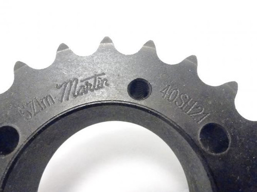 Martin 40SH21; Bushed Sprocket # 40; 21Teeth