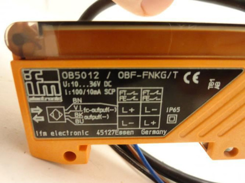 IFM Electronics OB5012; Photo Sensor 10...36VDC
