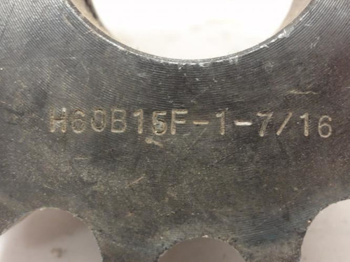 IDC H60B15F-1-7/16; Sprocket # 60 15T 1-7/16"ID
