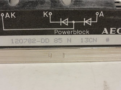 AEG 120782-DD 85 N; Powerblock Rectifier Bridge