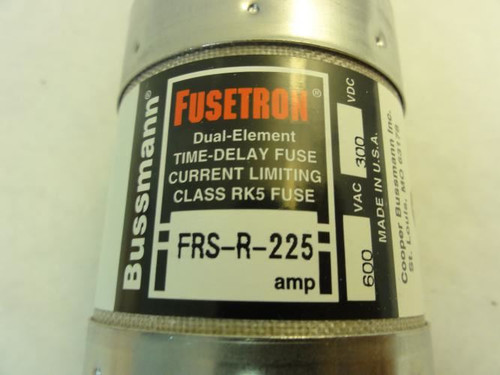 Bussmann FRS-R-225; Fusetron Fuse; 225A; 600VAC; 300VDC