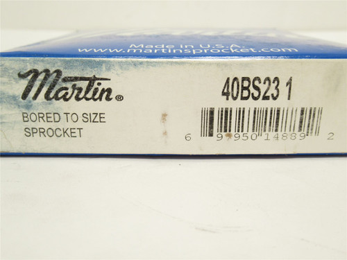 Martin 40BS23-1; Sprocket #40; 23 Teeth; 1"ID