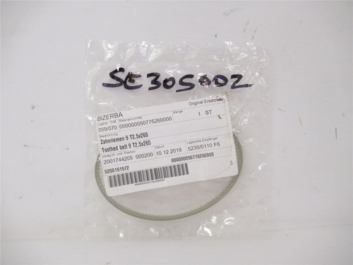 Bizerba 50776260000; Toothed Belt 9 TF2; 5X265