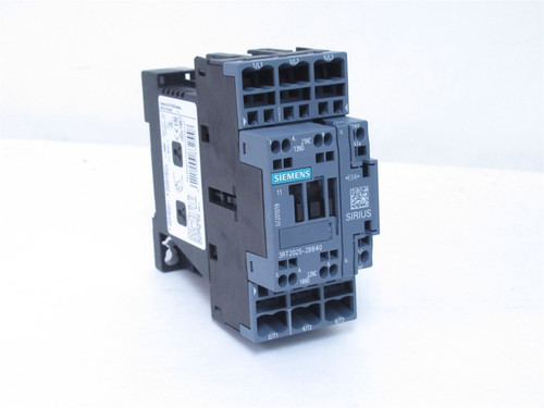 Siemens 3RT2025-2BB40; Contactor 16A 3P Coil 24VDC