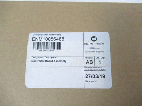 Markem 10015190-AR; PC Control Board ENM10056488