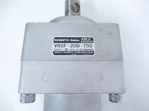Shimpo Nidec VRSF-20D-750; Gearbox-18mm Input; 24mm Output