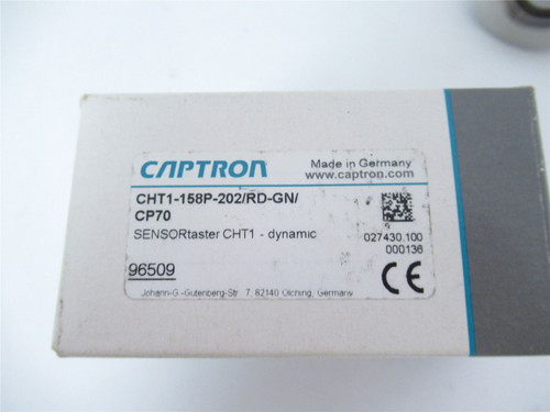 Captron CHT1-158P-202/RD-GN/CP70; Pushbutton Capacitive