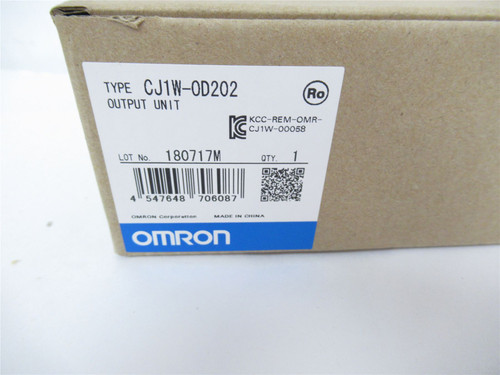 Omron CJ1W-0D202; Digital Output Unit- 8 x transistor outputs
