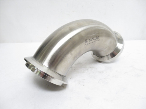 Sanitube YH160316; Sanitary Elbow; SS-304; 90Deg; 3" Weld