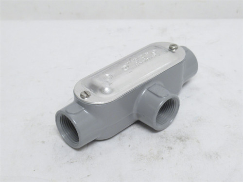 Appleton T75-A; Conduit Body; 3/4" Hub Size; W/Cover Plate