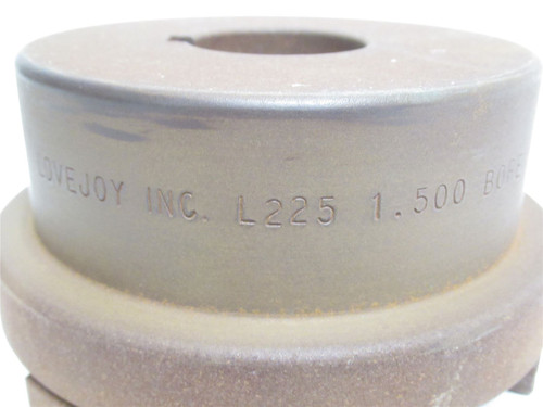 Lovejoy L225X1-1/2; Jaw Coupler Hub; 1-1/2"ID x 4-1/4" Hub OD