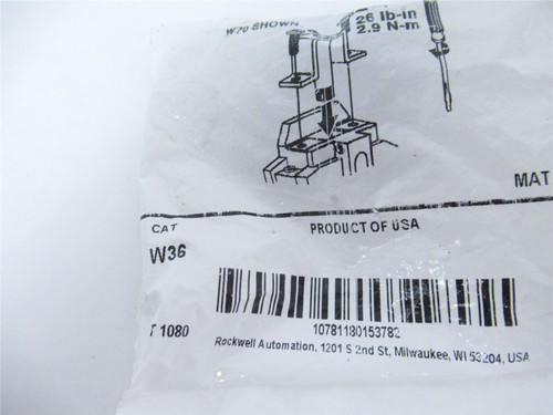 Allen-Bradley W36; Overload Heater Element