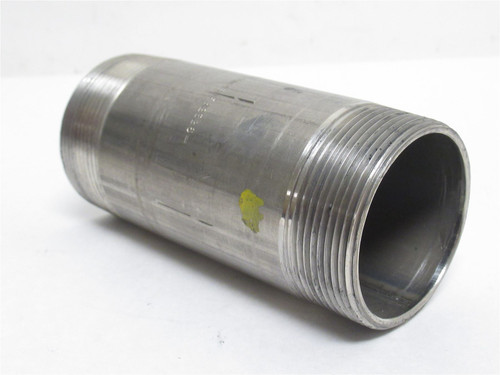 MFG- 912945-4; Pipe Nipple; SS-316; 2NPT; 5" Long