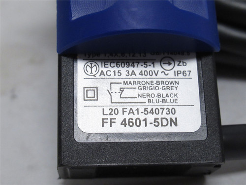 Pizzato FA 4601-5DN; Position Switch W/Short Piston Plunger