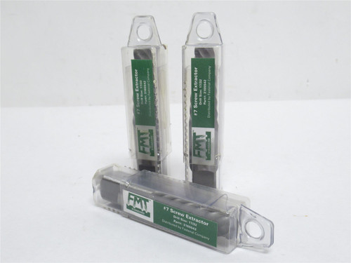 FMT 3165542; Lot-3; Carbon Steel Screw Extractors; EX-7 17/32
