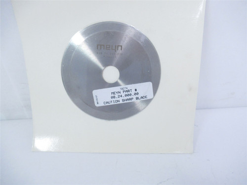 Meyn 08.24.000.000; Poultry Circular Blade-420 SS