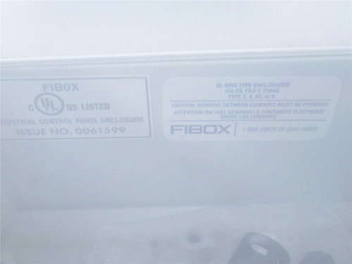 Fibox E756645; Enclosure  5"W; 5"H; 3.125"W