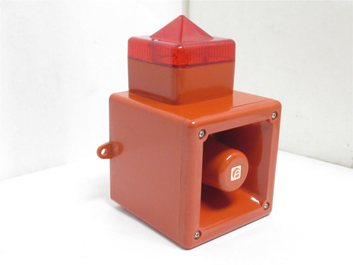 E2S AL105NDC24R/R; Alarm Horn Sounder; W/Strobe Beacon; 24VDC