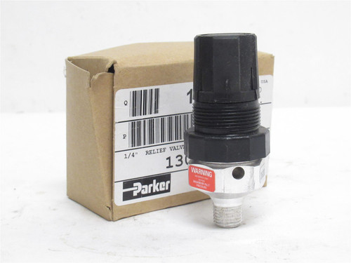 Parker 130-02B; Pneumatic relief Valve; 1/4NPT; 50PSI