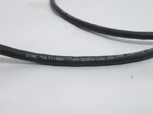 SINE 92180069; Ultimax Serial Cable KA-50959; 45Deg; 6' Long