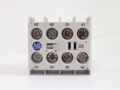 Allen-Bradley 100-KFC22; Auxiliary Contact Block; 4-Pole; 12A