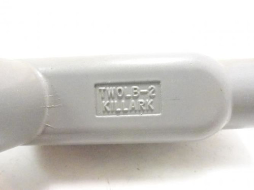 Killark TWOLB-2; Conduit Body 3/4" Hub Size; Volume: 7.2 CU. IN