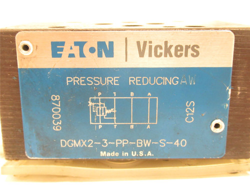 Eaton DGMX2-3-PP-BW-5-40; Reversible Reducing Valve 870036