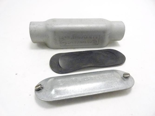Appleton C75-A; Conduit Body w/Cover; 3/4" Hub Size