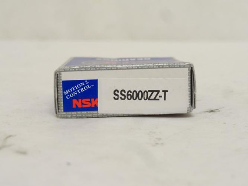 NSK SS6000ZZ-T; Ball Bearing; SS; 10mm ID x 26mm OD