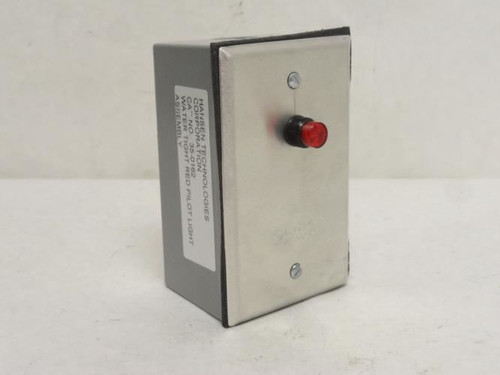 Hansen 35-0162; Water Tight Pilot Light Assembly; Red; 115VAC