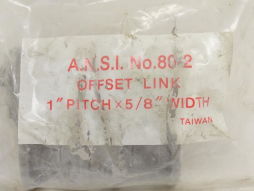 Industry-Std 2YEF9; Carbon Steel Double Strand Offset Link #80