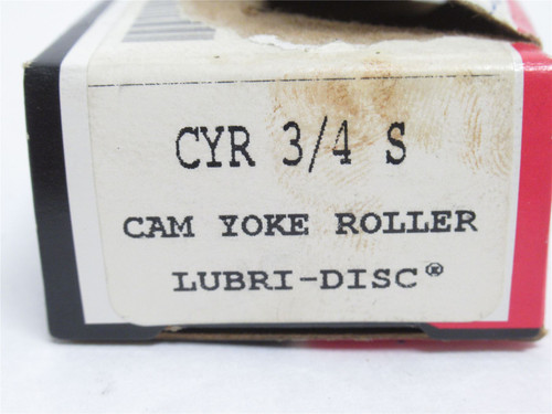 McGill CYR 3/4 S; Cam Yoke Roller 3/4"OD x 1/4"ID x 1/2" Wide