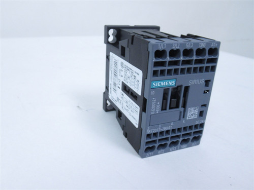 Siemens 3RT2017-2BB41; Contactor 3-Pole16A Coil 24V DC 1 NO