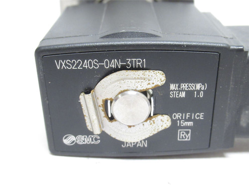 SMC VXS2240S-04N-3TR1; Steam Valve; 1/2NPT; 1.0MPa; 110/120VAC