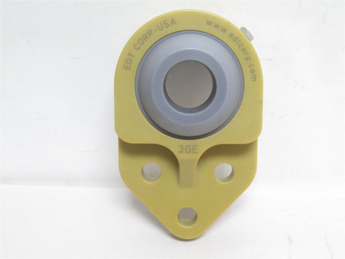EDT NA3GB7-1-1/4-LC; Poly Flange Bearing; 1-1/4"ID; 3-Bolt