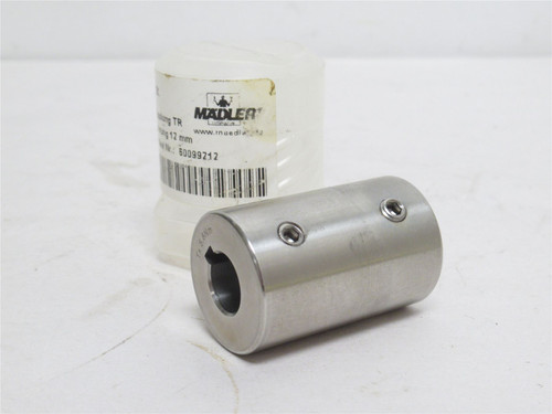 Maedler 60099212; Set-Screw Coupling; SS; 12mmID x 29mmOD
