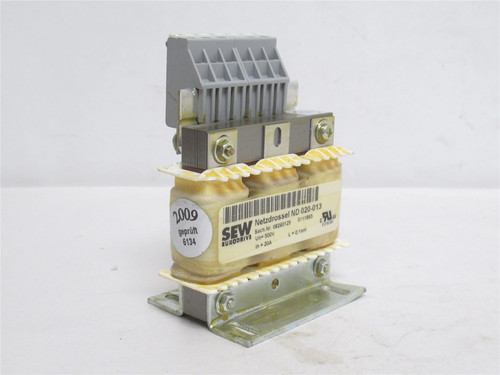 SEW ND-020-013; Line Reactor; 20A; 500VAC; 0.1MH