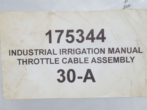 MFG- 175344; Manual Throttle Cable Assembly; 54" Long