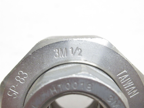 Industry-Std 48UF99; Pipe Union; SS-304; 1/2FNPT; Class: 3000