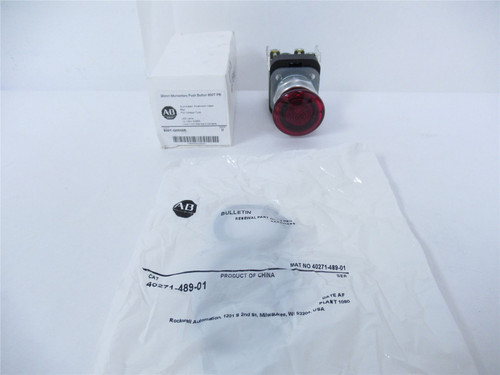 Allen-Bradley 800T-QMH2R; Pushbutton - Momentary; 30mm