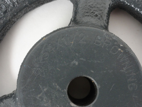 Browning AK54X1/2; V-Belt Pulley; 0.5" ID; 5.25" OD; 1 Groove