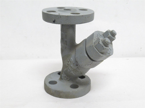 Mueller 79W-1/2; Cast Steel Flanged Y-Strainer; 1/2"; 4-Bolt