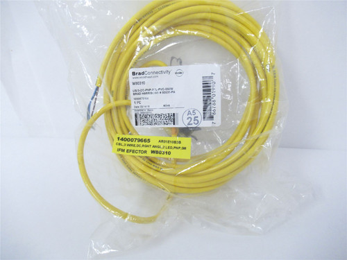 Woodhead  W80310; Cable - 5M; 3 Wire; DC; Right Angle