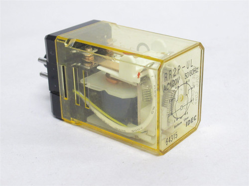 Idec RR2P-ULAC120V; Power Relay; 10A;DPDT; 240VAC; Coil: 120VAC