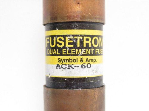Bussmann ACK-60; Forklift Limiter Fuse; 60A; 130VDC