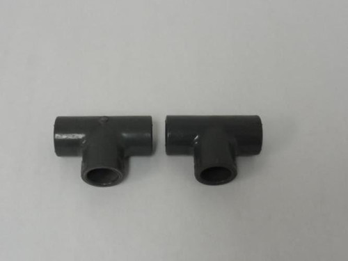 Spears PVC I D2467; Lot-2 Tee Pipe Fittings 1/2" NS